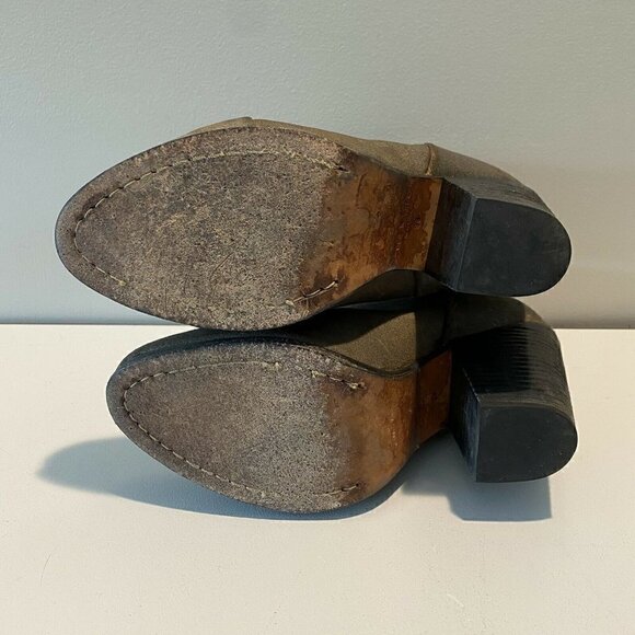 Rag & Bone Newbury Brown Waxed Leather Boots 8 - Picture 7 of 10